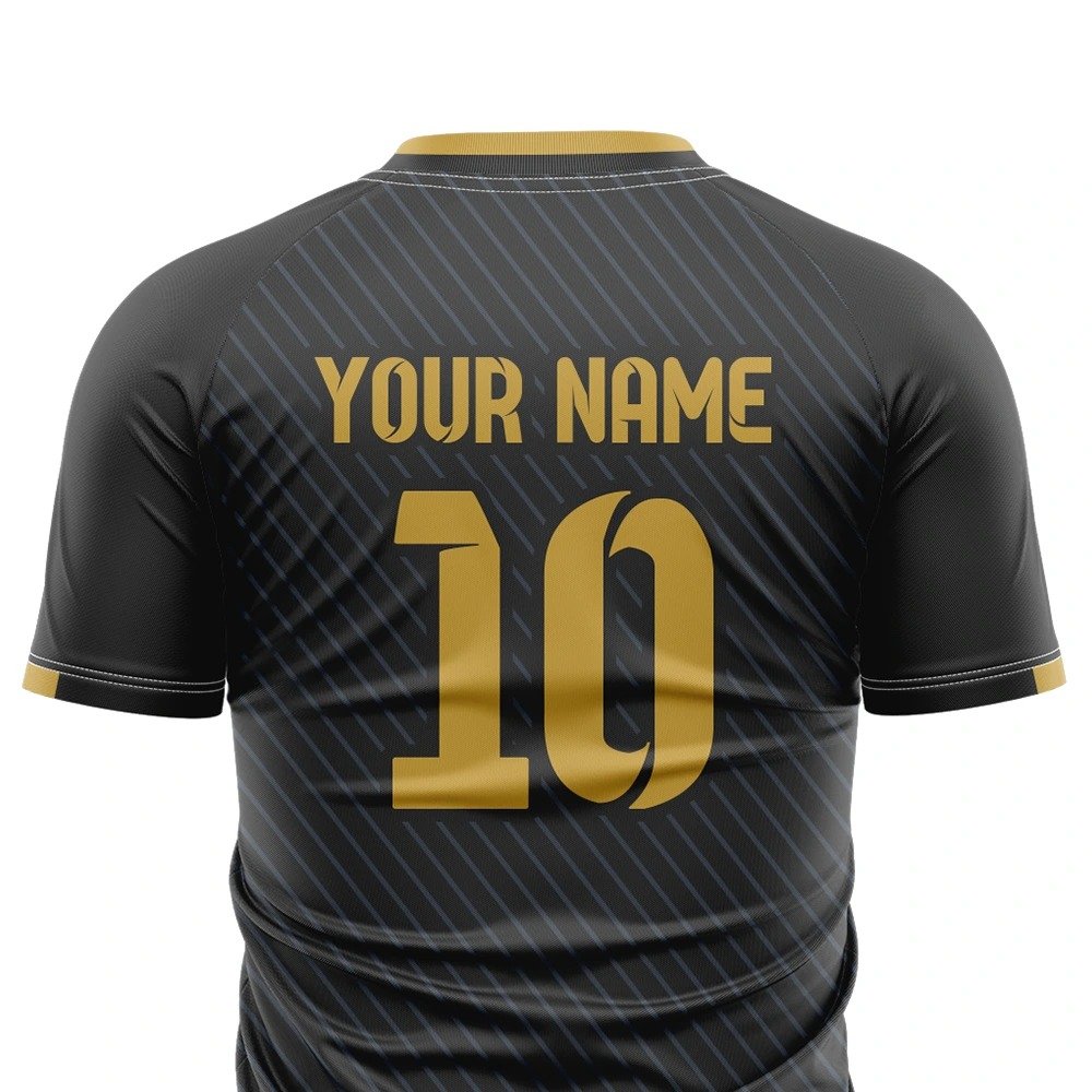 Personalized soccer jersey patches with player names and numbers